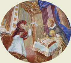 Thomas de Aquino et Bonaventura ab Innocenz Wärathi depicti