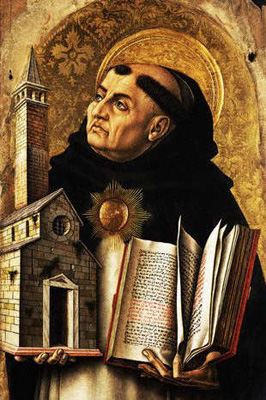 Thomas de Aquino a Carlo Crivelli depictus (National Gallery, London)