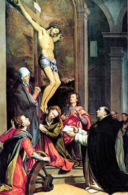 Thomas de Aquino a Santi di Tito depictus (San Marco, Firenze)