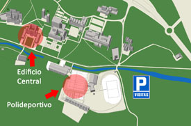 Aparcamiento del Polideportivo de la Universidad de Navarra