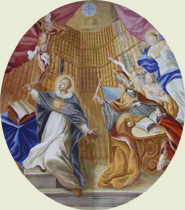 Thomas de Aquino et Anselmus ab Innocenz Wärathi depicti