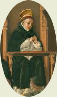 Thomas de Aquino a Bartolomeo degli Erri depictus (Legion of Honor Museum, San Francisco)