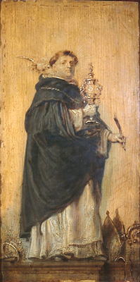 Thomas de Aquino ab Abraham van Diepenbeeck depictus