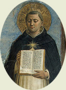 Thomas de Aquino a Fra Angelico depictus