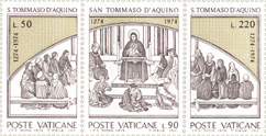 San Tommaso d'Aquino 1274-1974 (Poste Vaticane, 1974)